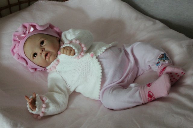 Неженка - Кристочка... Куколка реборн Виктории Вишни