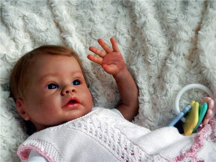 Ариша. Малышка реборн Barmalina Nursery (фото 3)