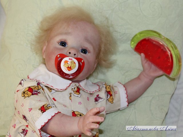 Кукла реборн Тося, молд Chanel (фото 7)