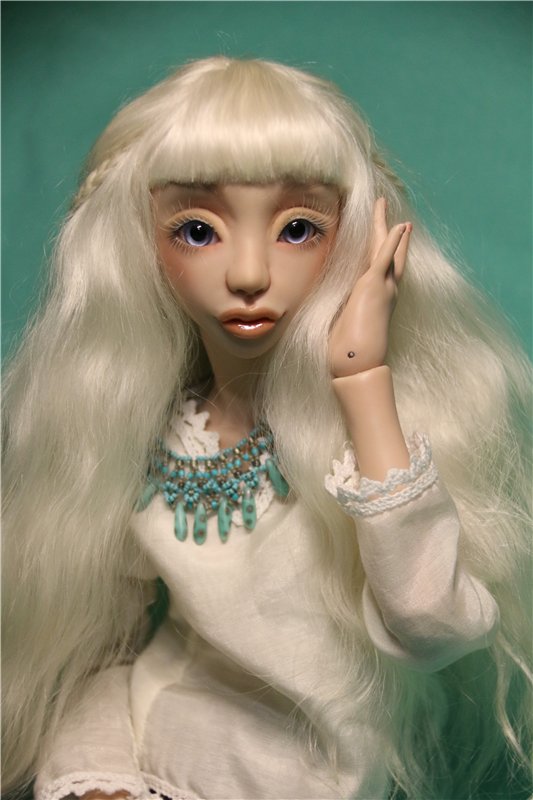 Из Эльзы в русалку. Шарнирная авторская кукла