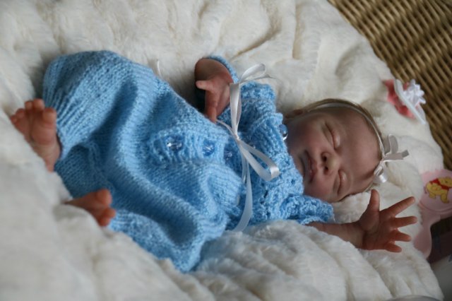 Спящая малышка Рози 2. Куколка реборн Виктории Вишни