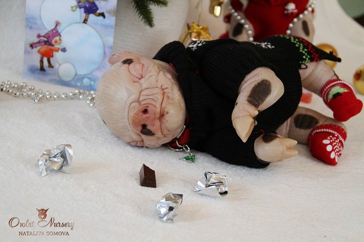 Свинка Пеппа и её младший братик Джордж. Поросята реборн Наталии Сомовой