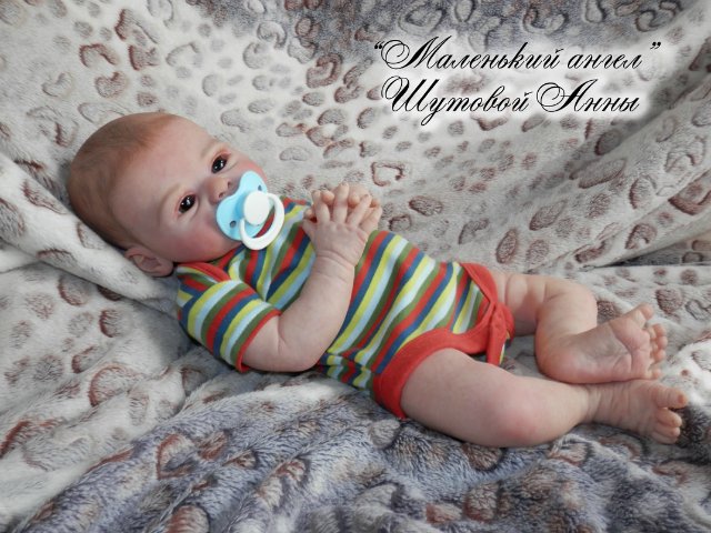 Маленький мужичок-хомячок Мишенька. Кукла-реборн Шутовой Анны