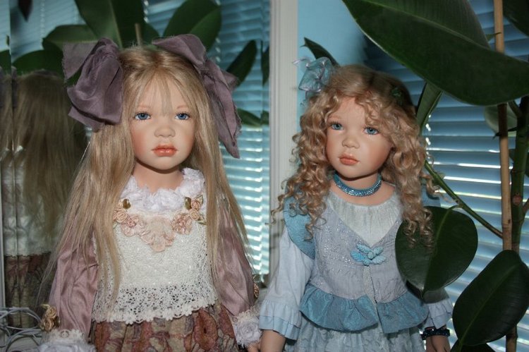 Ангельское создание Маруся и сестрички, коллекционные куклы от Zofia & Henry Zawieruszynski