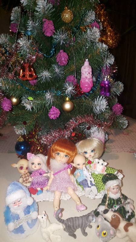 С Новым годом, друзья — Новый год и Рождество: праздничные фото кукол