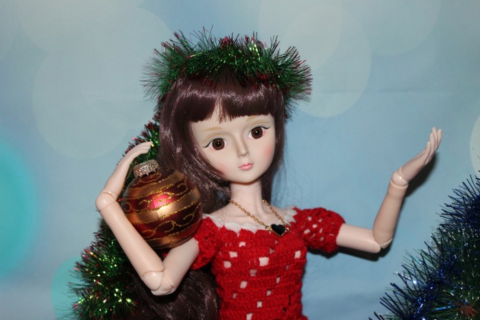 Кукла Лаура("Звезда подиума" 60 см) встречает Новый Год 2017 :) (фото 9)