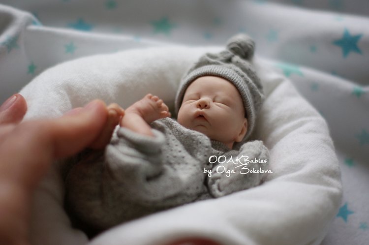 Арсений. Младенец ООАК Ольги Соколовой (фото 2)