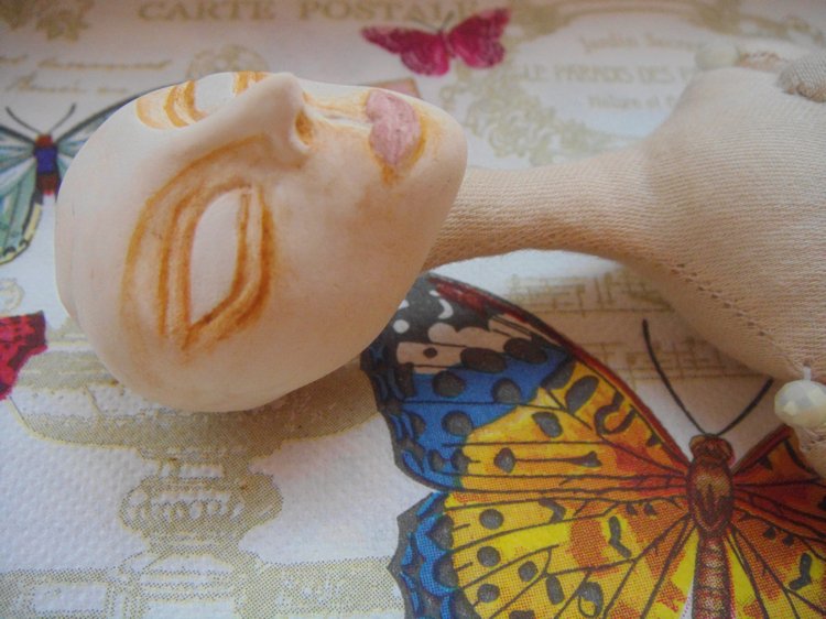 Кукольный эксперимент 4: кукла в смешанной технике