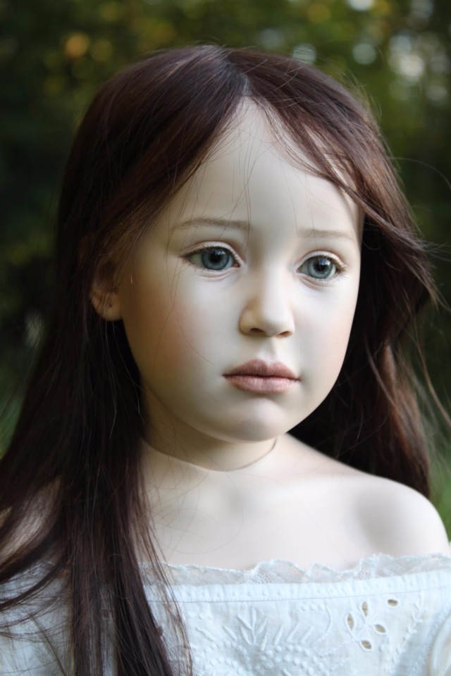 Процесс создания фарфоровых кукол - Джинн Гросс (Jeanne Gross). Часть шестая - Три Сестры (фото 6)