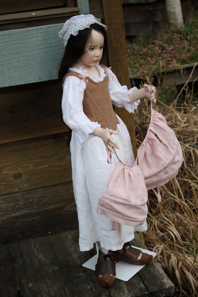 Процесс создания фарфоровых кукол - Джинн Гросс (Jeanne Gross). Часть пятая: Машина времени