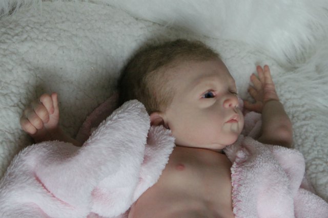 Розана - цветочек, роза... Куколка реборн Виктории Вишни (фото 8)