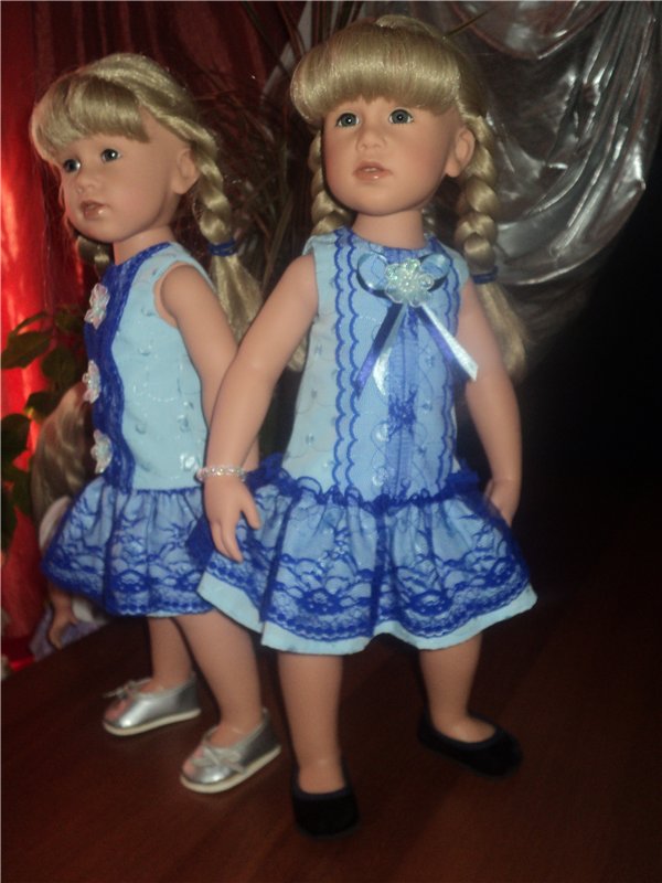 Девчушки любят наряжаться! Наряды для кукол Готц и не только