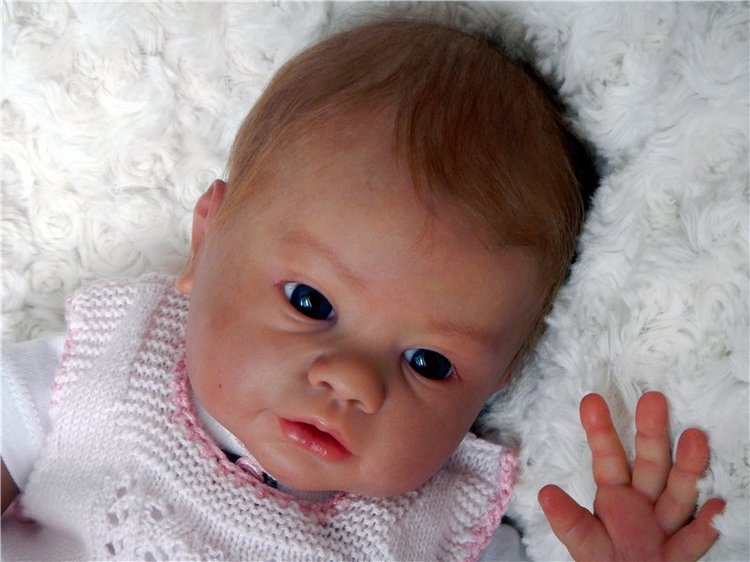 Ариша. Малышка реборн Barmalina Nursery (фото 5)