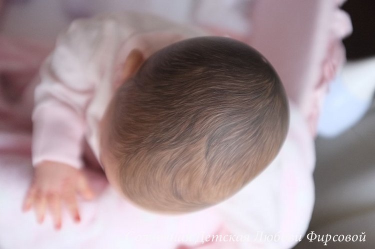 Малышка реборн Лолочка из одноименного молда от Adrie Stoete. Художник- Любовь Фирсова