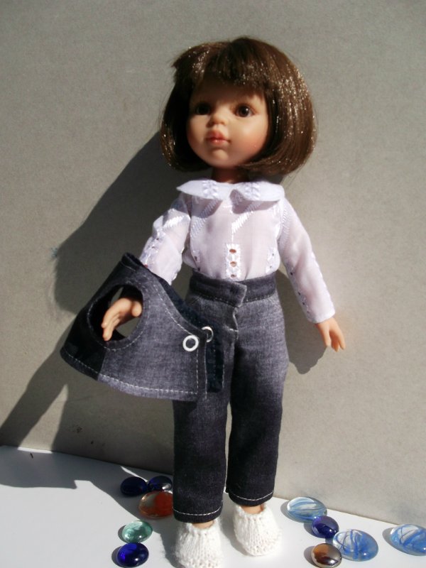 Джинсовые наряды — Одежда и обувь для кукол своими руками: фото (фото 5)