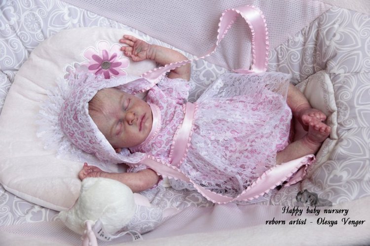 Моя принцесса Крошечка-Кокошечка. Кукла реборн Олеси Венгер