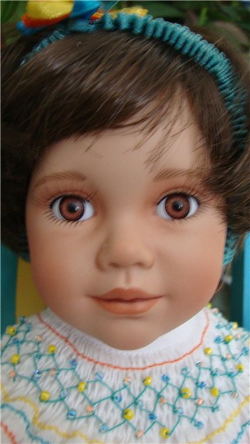 Из коллекции маленьких очаровашек Анны Tиммерман - фарфоровая кукла Orange Blossom