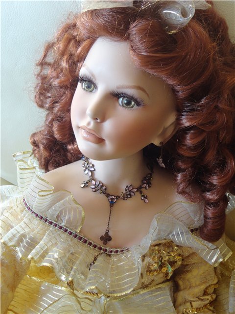 Ты провинилась...красотою! А это редкое богатство! Фарфоровая кукла Donna Rubert - София