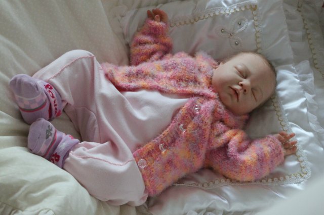 Весенний цветочек... Куколка реборн Виктории Вишни