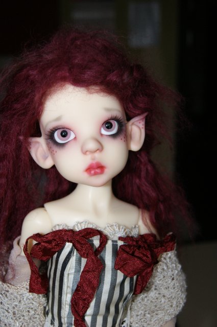 Fair elf Layla - Нежная лиловая эльфиня