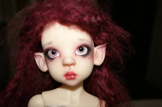 Fair elf Layla - Нежная лиловая эльфиня