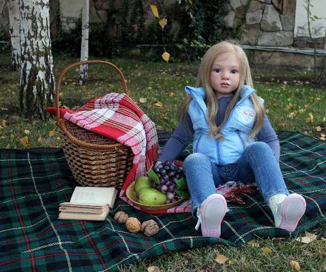 Весь день стоит как бы хрустальный, и лучезарны вечера... Куклы реборн Елены Ядриной (фото 8)