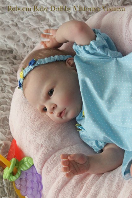 Летнее солнышко... Сабриночка. Куколка реборн Виктории Вишни