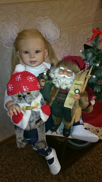 Мое солнышко - малышка Джастина из молда Бонни by Linda Murray