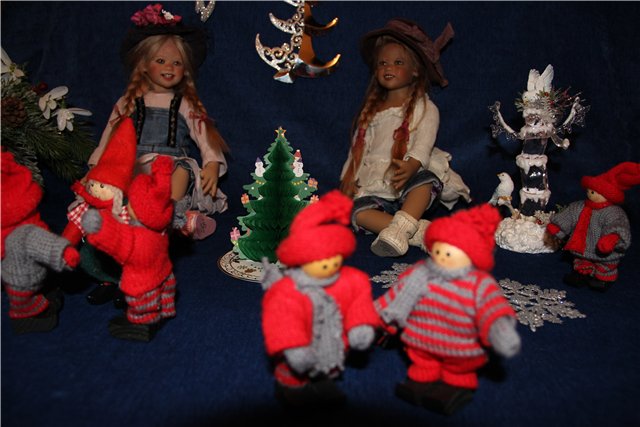 Новый год у Пуки и Лиллеморе от Annette Himstedt