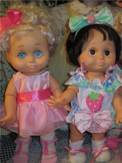 Мои очаровательные малышки бэби фейсики. Galoob Baby Face doll (фото 7)