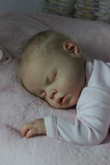 Спящая крошка НОА. Куколка реборн Виктории Вишни