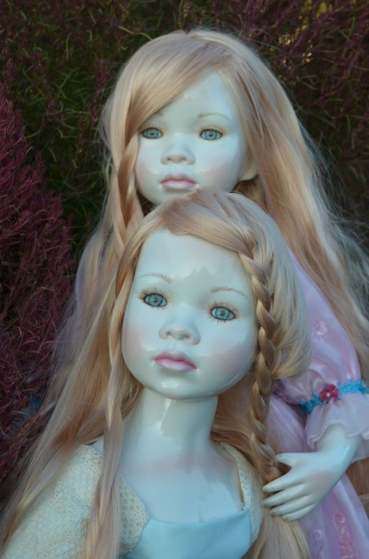 Лунные девочки или необычное творение Ширли (Shirley) - глазурованная кукла Мариэль (Mariele)