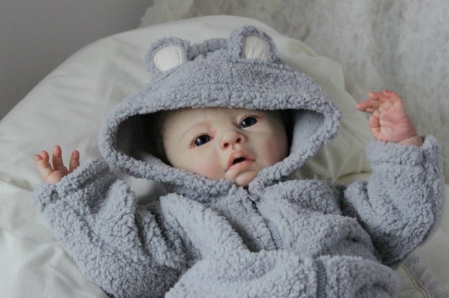 Мальчик - Медвежонок... Куколка реборн Виктории Вишни