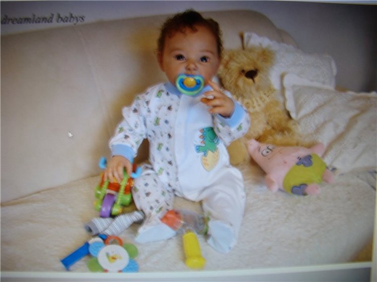 Увидела симпатичного мальчишку. Reborn Prototype Toddler, sculpt Adrie Stoete (фото 9)