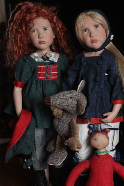 Zara и Luna. Сестрички по молду из коллекции 2005. Zwergnase