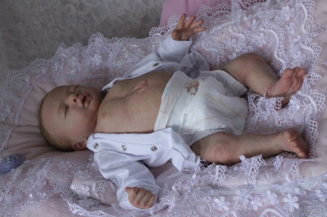 Спящая красавица Джульетта! Куколка реборн Виктории Вишни (фото 2)