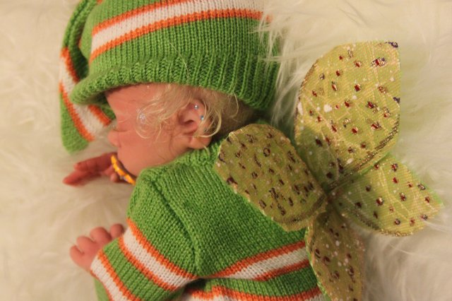 Рождественский подарочек... Эльфийк реборн №2 Элины Кудрявцевой | Бэйбики Рождественский подарочек... Эльфийк реборн №2 Элины Кудрявцевой