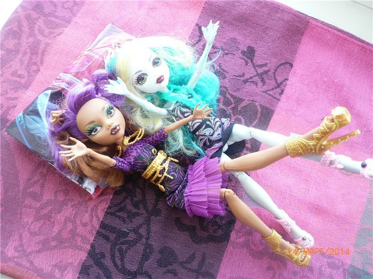 Клодин, Лагуна и малышка Клодин. Наши новенькие куколки Монстр Хай (фото 5)