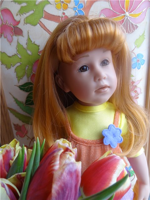 Рыжики весной. Куклы Готц (фото 4)