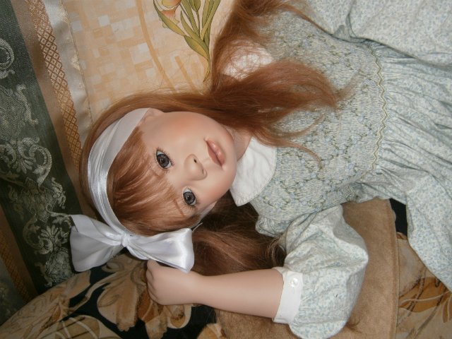 Люсинда, фарфоровая куколка Кристин Оранж