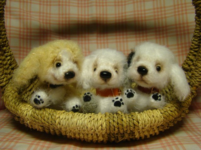 А у нас щенков корзинка! Авторские игрушки своими руками Ольги Чернухо