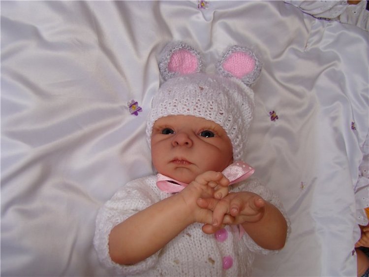 Моя "Мышка". Вязанный наряд для куклы-реборн Эмми (Сэмми А.Stoete) (фото 9)