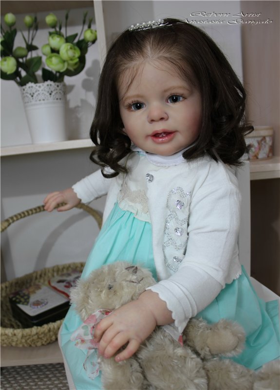Миланочка!Кукла реборн Анастасии Гангало (фото 4)