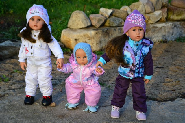 Зимние модницы | Бэйбики Зимние модницы — Одежда и обувь для кукол своими руками: фото