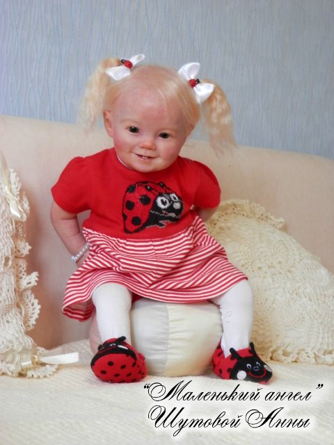 Божья коровка по имени Эмилия. Кукла реборн Шутовой Анны