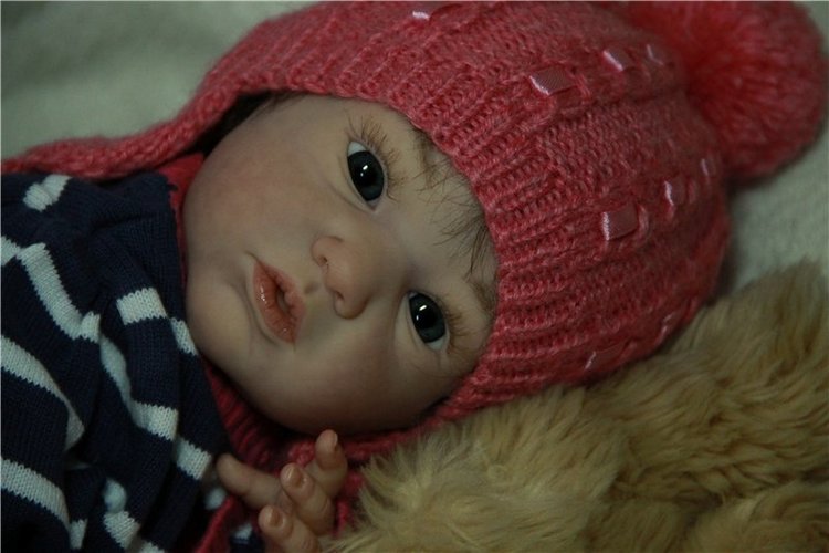 Малышка Карина. Куколка из молда Maike от Gudrun Legler