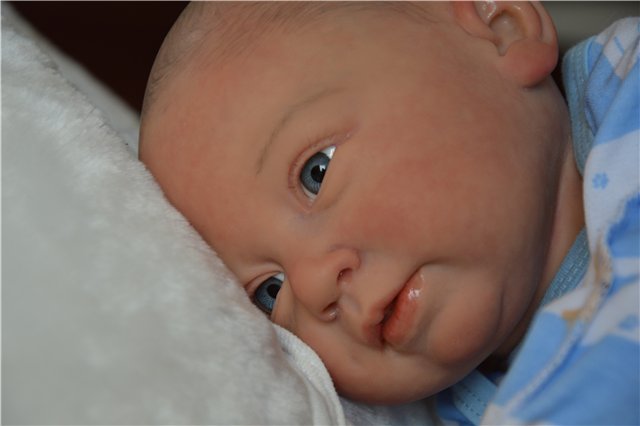 Малыш реборн с ямочкой — Куклы Реборн (Reborn): работы мастеров