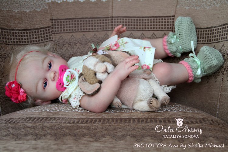 Сильвия - мой прототип Ava от скульптора Sheila Michael. Кукла реборн Наталии Сомовой