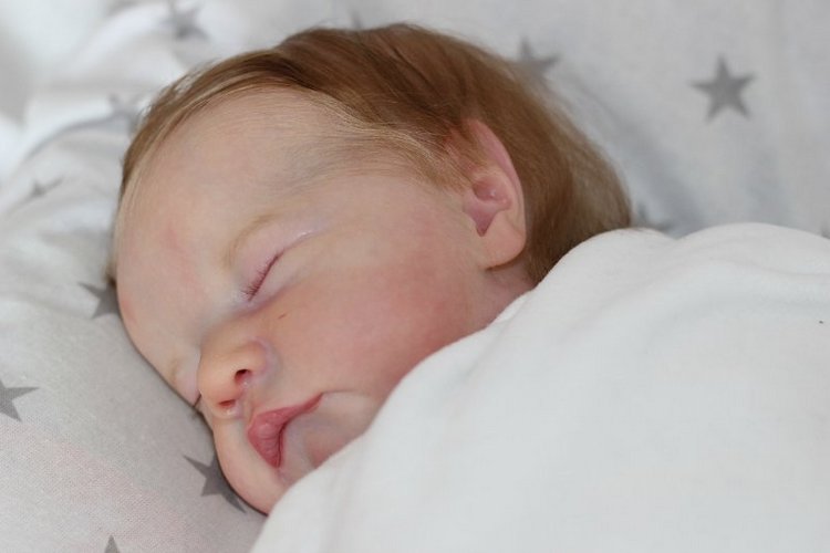 Мальчик-заичик, Левушка, кукла реборн Беспаловои Жанны