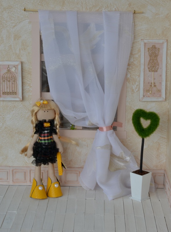 Большой румбокс с аксессуарами (фотозона 7в1) для кукол от 25 см (фото 9)